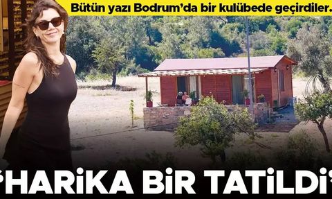 Gökçe Bahadır Bodrum'da Tatil Yaptı