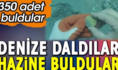 Denize Daldılar ve Hazine Buldular