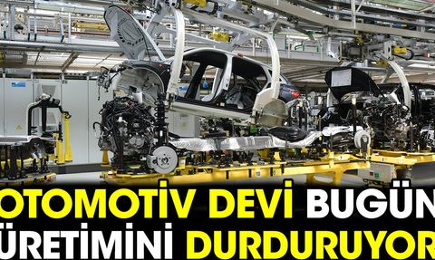 Skoda Üretimini Durduruyor