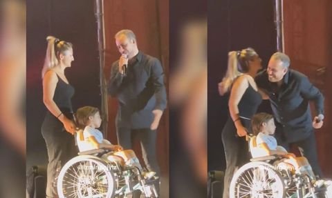 Haluk Levent, İzmir'de Kültürpark Konserinde SMA'lı Çocuğu Sahneye Çıkardı