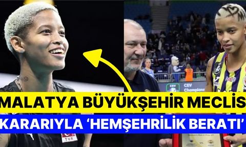 Malatya Büyükşehir Meclisi, Milli Voleybolcu Melissa Vargas'a Hemşehrilik Beratı Verdi