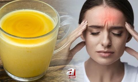 Baş Ağrılarını Kesmek İçin Ağrı Kesicilere Alternatif: Zerdeçallı Süt