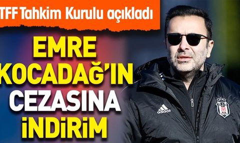 Emre Kocadağ'a Cezada İndirim