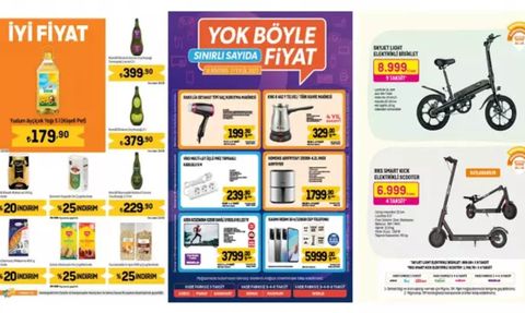 Migros, BİM, A101 ve CarrefourSA Aktüel Ürünleri