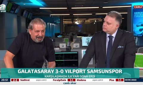Erman Toroğlu, Galatasaray-Samsunspor Maçının İlk Yarısını Değerlendirdi