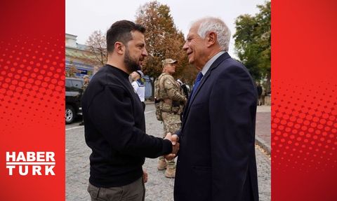 AB Dış İlişkiler ve Güvenlik Politikası Yüksek Temsilcisi Josep Borrell Ukrayna'ya Ziyarette Bulundu