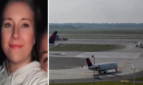 ABD'de Çim Biçen Kadına Uçak Çarptı