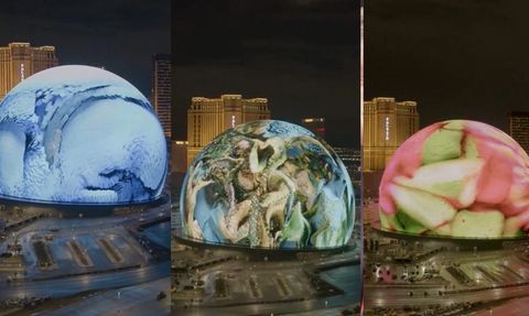 Sanatçı Refik Anadol'un Yapay Zeka Veri Heykeli Sphere Dış Mekanını Kapladı