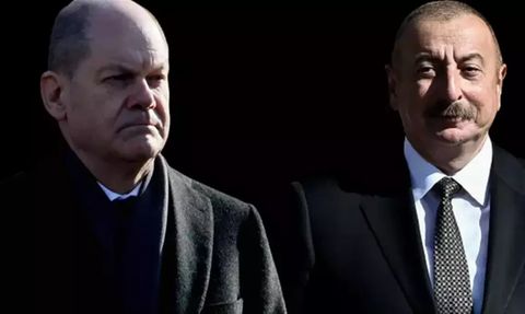 Azerbaycan Cumhurbaşkanı İlham Aliyev ve Almanya Başbakanı Olaf Scholz Karabağ Konusunda Görüştü