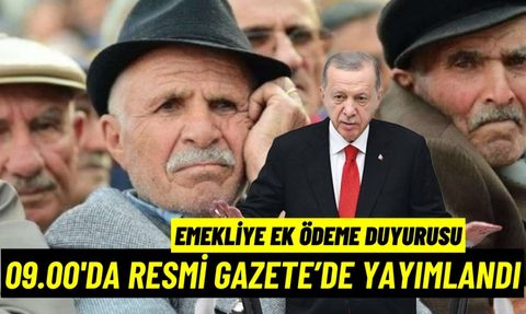 Cumhurbaşkanı tarafından karar onay aldı! Emeklilere yeniden ilave olarak ödeme yapılacak!