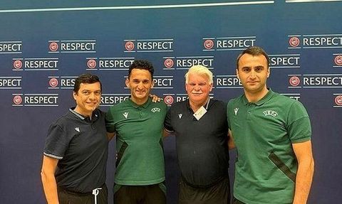 Atilla Karaoğlan, Ballkani-Dinamo Zagreb maçını yönetti