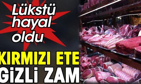 Kırmızı Et Fiyatları Yükseliyor: Enflasyon ve Maliyet Artışı Etkisi