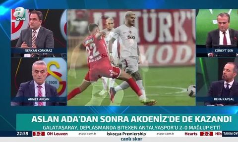 A Spor Yorumcusu Serkan Korkmaz, Antalyaspor - Galatasaray Maçı Sonrası Açıklamalar Yaptı