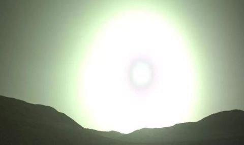 Mars'ta Mavi Bir Günbatımı: Perseverance Uzay Aracı Yeni Bir Görüntü Paylaştı