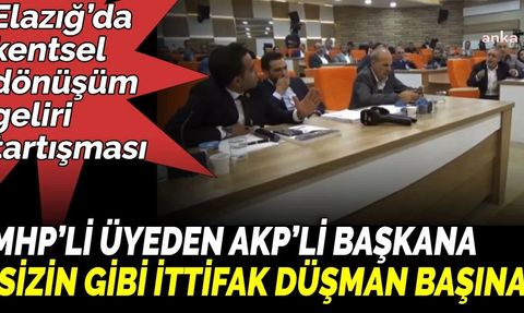 Elazığ'da Kentsel Dönüşüm Geliri Tartışması