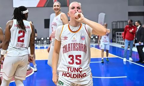 Galatasaray Çağdaş Faktoring EuroCup Kadınlar C Grubu'nda galibiyet elde etti