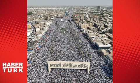 Irak'ta Filistin'e Destek Gösterisi