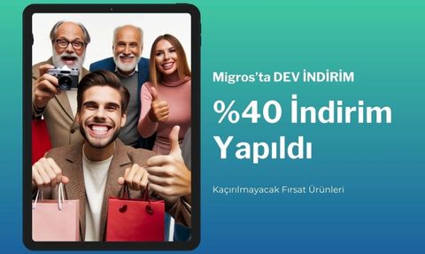 Migros'ta İndirim Zamanı