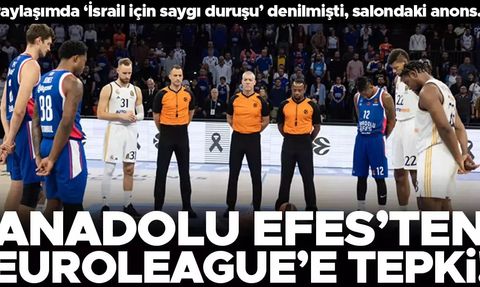 Anadolu Efes, Euroleague'in İsrail paylaşımına tepki gösterdi