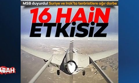 Milli Savunma Bakanlığı, PKK'ya Yönelik Operasyonları Sürdürüyor