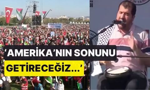 Bilal Göregen, Filistin'e Destek Mitinginde Sahne Aldı