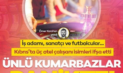 Kıbrıs'taki Ünlü Otelde Kumar Skandalı