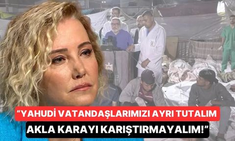Berna Laçin İsrail'in Hastane Saldırısına Tepki Gösterdi