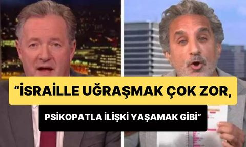 İngiliz Sunucu Piers Morgan ile Mısırlı Komedyen Bassem Youssef Arasında İsrail Tartışması