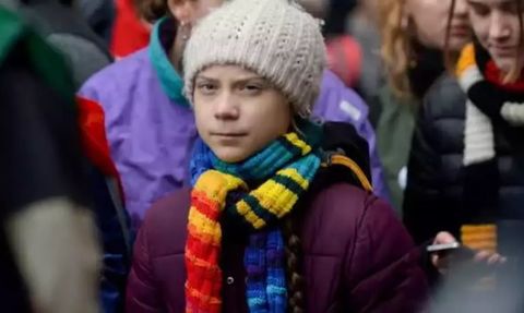 Greta Thunberg Filistin ve Gazze İçin Grev Yapıyor