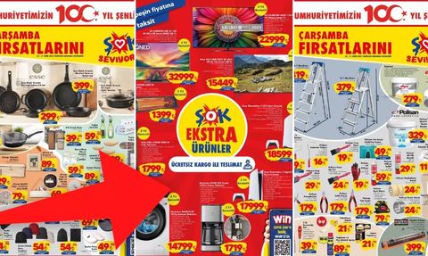 ŞOK 25 Ekim 2023 Aktüel Ürünler Kataloğu