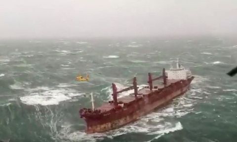 Kuzey Denizi'nde İki Yük Gemisi Çarpıştı