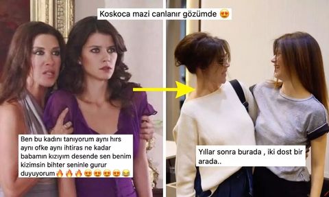 Aşk-ı Memnu'nun Firdevs Hanımı ve Bihter'i Nebahat Çehre ve Beren Saat Yıllar Sonra Buluştu