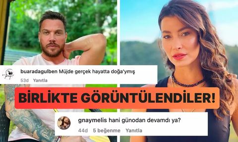 Kızılcık Şerbeti Dizisinin Oyuncuları Alevi Müjde Uzman ve Sinan Akçıl İlk Kez Birlikte Görüntülendi