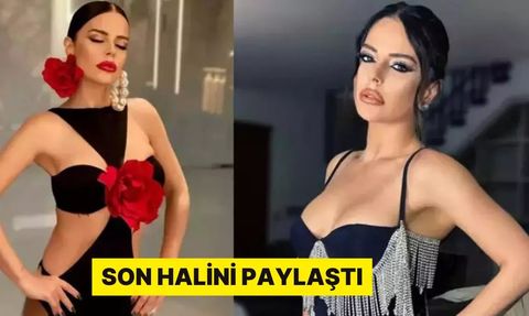 Simge Sağın, İddialı Pozlarıyla Dikkat Çekti