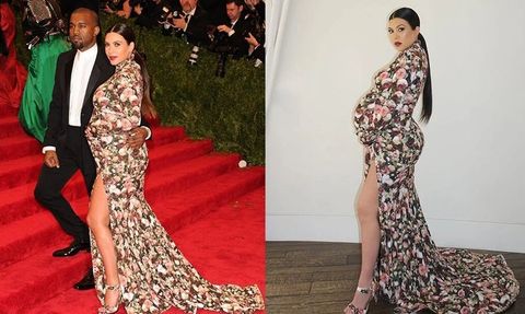 Kourtney Kardashian, Kim Kardashian'ın Met Gala Görünümünü Kopyaladı