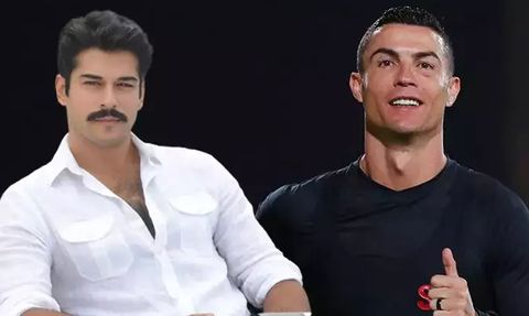 Burak Özçivit ile Cristiano Ronaldo Buluştu