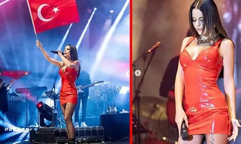 Simge Sağın, Cumhuriyet Bayramı'nda Coşkulu Konser Verdi