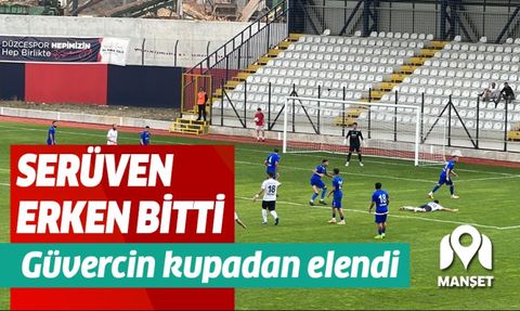Düzcespor Ziraat Türkiye Kupası'nda Kuşadasıspor'u Mağlup Etti