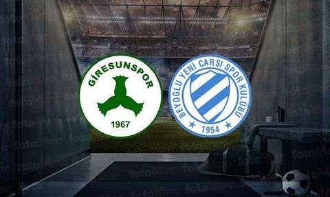 Giresunspor - Beyoğlu Yeni Çarşı Maçı Sonuçlandı