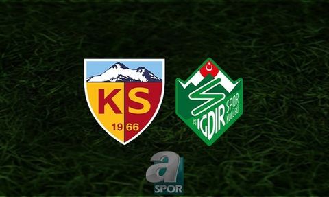 Ziraat Türkiye Kupası'nda Kayserispor - Iğdır FK Maçı Canlı İzle