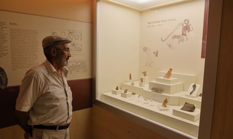 Hattuşa'da 3.300 Yıllık Süsleme Eseri Sergileniyor