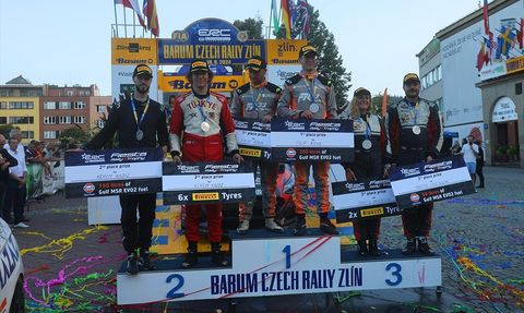 Türk Sporculardan Barum Rallisi'nde Çifte Başarı