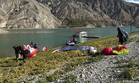 Erzurum'da Hava Sporları Festivali İkinci Günüyle Devam Ediyor