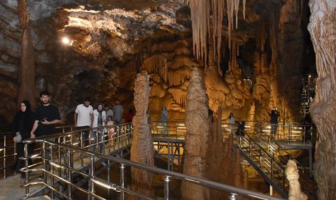 Karaca Mağarası 5 Ayda 100 Bini Aşkın Ziyaretçiyi Ağırladı