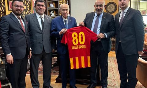 MHP Genel Başkanı Bahçeli, Bellona Kayserispor Yönetimini Ağırladı