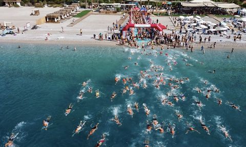 5. Uluslararası Fethiye Spor Festivali'nde Heyecan Verici Yüzme Yarışları