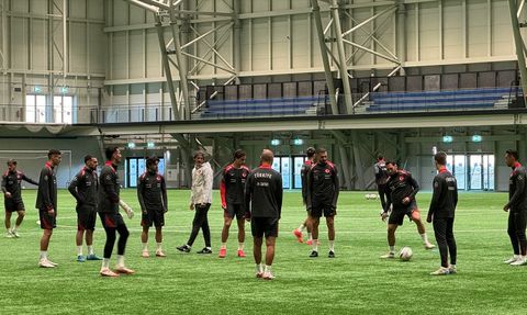 A Milli Takım İzlanda Maçına Hazır