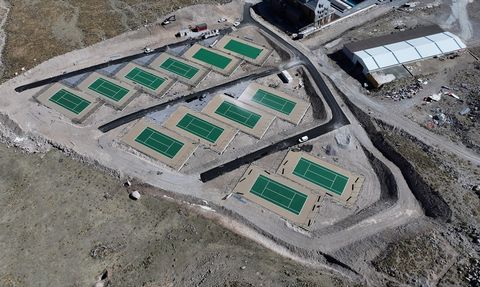 Erciyes Dağı'nda Yeni Tenis Kortları Açılıyor