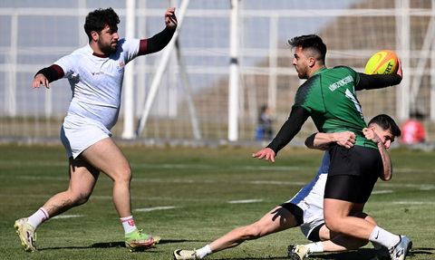 Kayseri'de 21 Yaş Altı Ragbi Şampiyonası Başladı