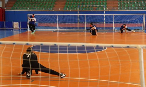 Nevşehir'de Golbol Kadınlar 1. Lig 2. Devre Müsabakaları Sürüyor